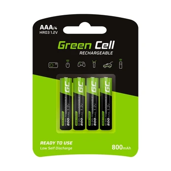 GREENCELL Green Cell akumuliatorius 4x AAA HR03 12V 800mAh GR04