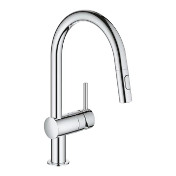 Virtuvinis maišytuvas su ištraukiama žarna Grohe MINTA 32321002, chromas