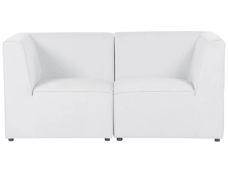 Modulinė sofa Beliani Lemvig, balta, 166 x 83 cm x 78 cm