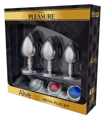 Alive Metal Plug Kit Analinis kaištis