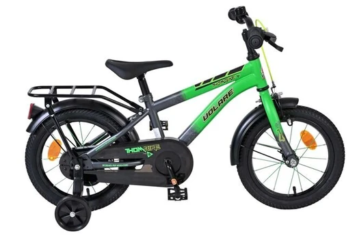 Vaikiškas dviratis Volare Thombike, 14", žalias/pilkas
