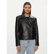 Patrizia Pepe Dirbtinės odos striukė 8O0101/E044-K103 Juoda Regular Fit