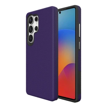 Dėklas Perfectionists Triangle Case Samsung S938 S25 Ultra violetinis