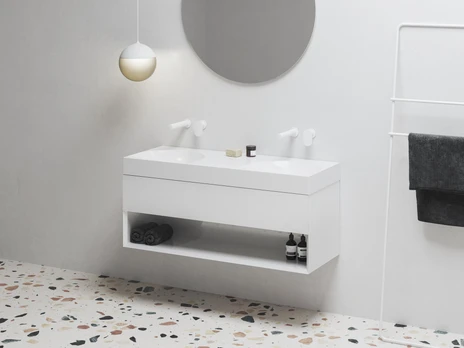 Spintelė po praustuvu Ravak SD Lite 120, balta