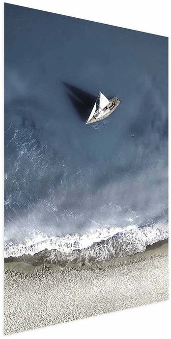 Artgeist Plakatas - Yacht on the Sea