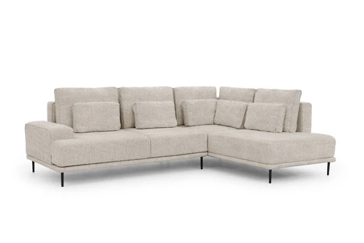 Corner Nicole L With Sleeping Area / Hevia 207.09 / Black Legs / Right Side