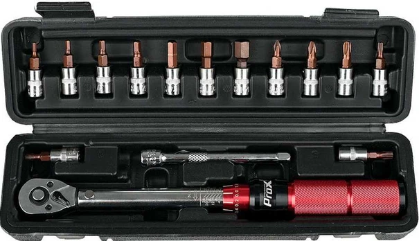 Raktų komplektas ProX with dynamometer 2-24Nm 1/4" 15-parts