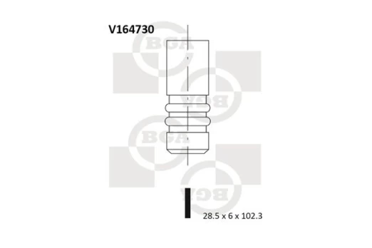 Įvado vožtuvas BGA V164730