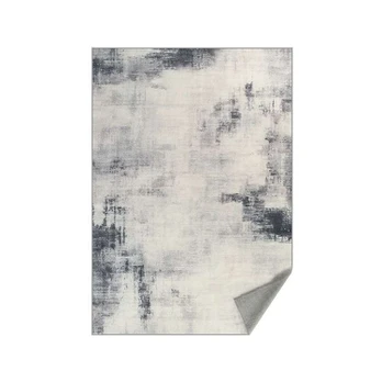 Kilimėlis 92x153 cm Pilkas, poliesteris