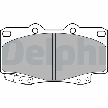 DELPHI LP2242 Brake pad set