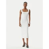 MICHAEL Michael Kors Kasdieninė suknelė MS683CG33D Balta Slim Fit