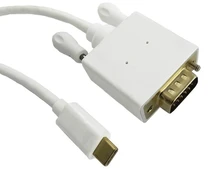 Qoltec 50419 vaizdo kabelio adapteris 2 m C tipo USB VGA (D-Sub) Balta kaina