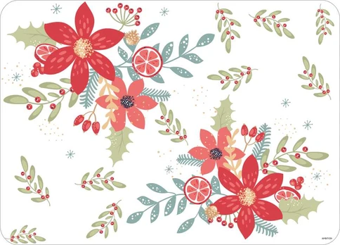 Mata stołowa Holly 39 x 28 cm balta AMBITION