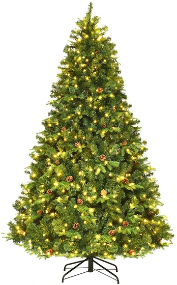 Promotion Dirbtinė Kalėdų eglutė su LED 225cm