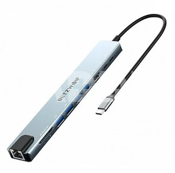BlitzWolf BW-TH5 10-in-1 USB-C Docking Station (silver) USB hub