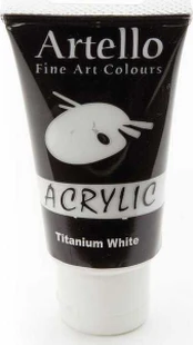 SmartMax Artello akrilinis 75ml Titanium Baltas