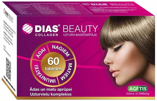 Agetis Supplements Dias Beauty kolageno tabletės N60