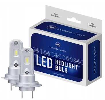 Car Light Led lemputės Marba Light Mlv7h7 H7 12 W 2 vnt.