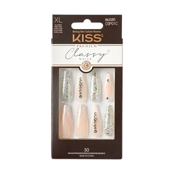 KISS Adhesive nails Classy Nails Premium - Sophisticated 30 pcs Moterims