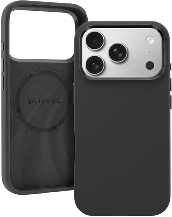 Dėklas Liavec Silky Case with Metal Camera Frame do Iphone 18 Pro Max/17 Pro Max juoda
