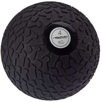 Svorinis kamuolys AVENTO 42DI 4kg D23cm Black/silver mėtymui