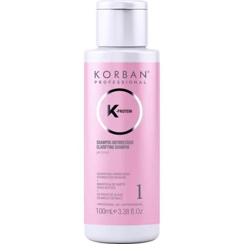 Korban Professional K-Protein Clarifying Shampoo -1 Valomasis plaukų šampūnas, 100ml