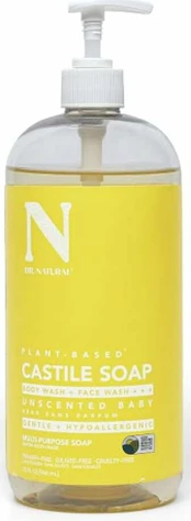 Skystas muilas Dr. Natural Castile Liquid Unscented Baby, 946 ml