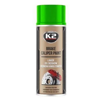 Stabdžių apkabos dažai, K2, Caliper, 400ml., žali