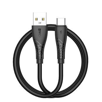 BWOO Cable USB - USB-C 1m 27W 3A Juodas BO-X318C