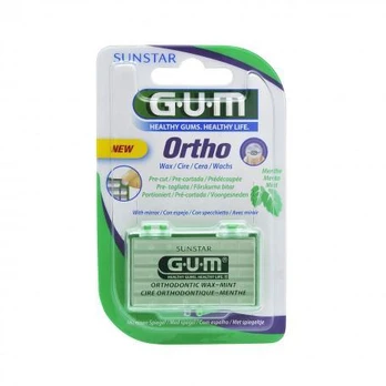 Gum 724 Cera Ortodoncia Mentolada Con Espejo 1 Ud