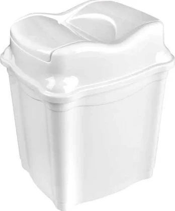 Stefanplast Šiukšliadėžė plastikowy balta 28 l