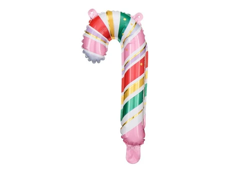 PartyDeco Foil balloon Candy cane, 18.5x35 cm, mix (1 pkt / 5 pc.)