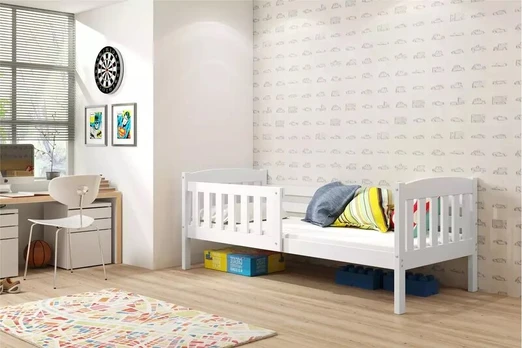 Vaikiška lova KUBUS 90X200, balta