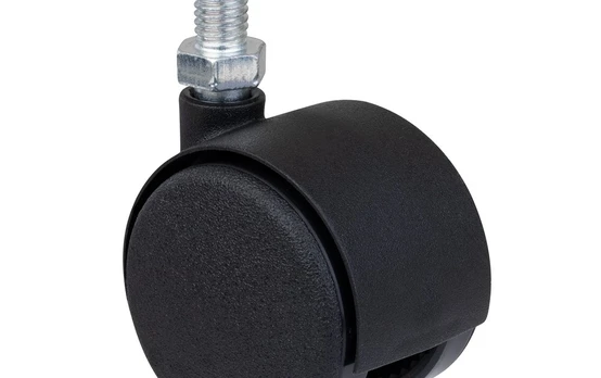 Dvigubas ratukas WALTECO, d-40 mm, M8, apkrova 25 kg