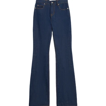 Tiesūs džinsai moterims, Mėlyna, Bootcut fit jeans