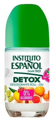 Instituto Español Detox 0% Aliuminio Roll On Dezodorantas 75ml kaina