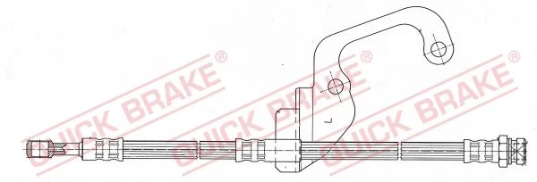 QUICK BRAKE QB59.922 Brake hose