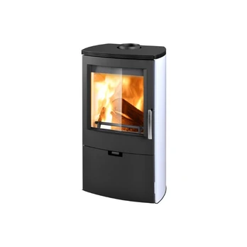 Plieninė krosnelė Thorma Falun II, balta, 4 - 12 kW