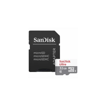 Sandisk Ultra microSDHC 32GB + Adapter Memory Card