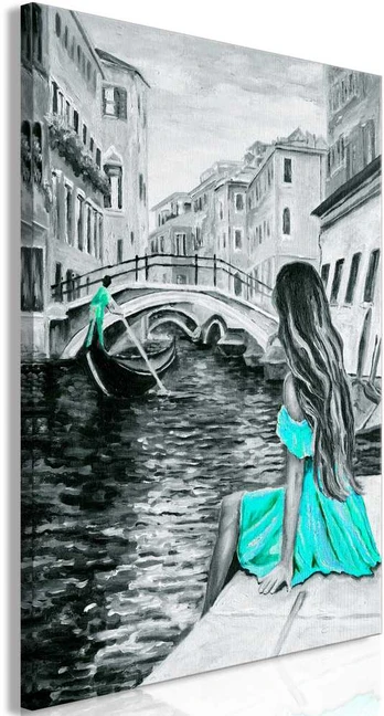 Artgeist Paveikslas - Far Dreams (1 Part) Vertical Mėlyna
