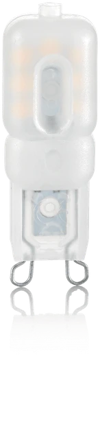 2,5W LED lemputė G9, 3000K, balta, 122168
