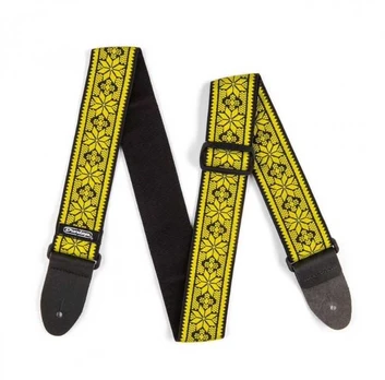 Gitaros diržas Dunlop Jacquard Fillmore Geltona