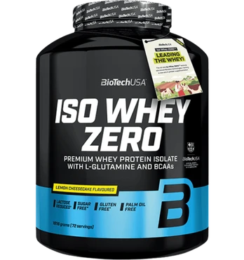 BioTech Iso Whey Zero, Lemon Cheesecake, 1816 g