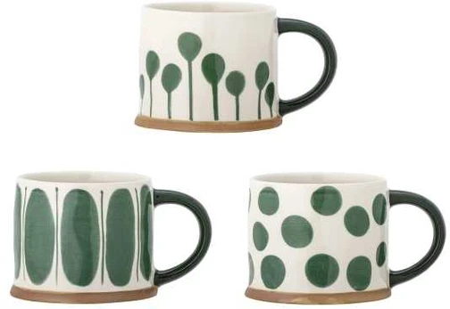 Usorteret CREATIVE COLLECTION Linora Puodelis Žalias Kamionka