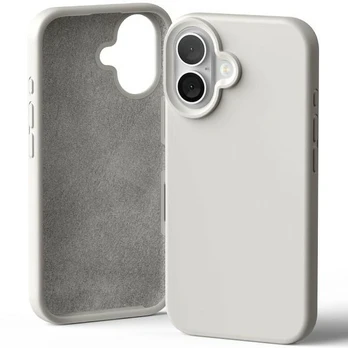 Dėklas Mercury Silicone iPhone 16 6,1" kamienny|stone