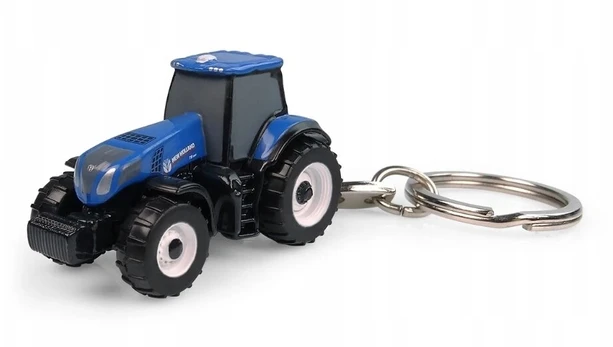 Universal Hobbies Raktų pakabukas Traktorius New Holland Metalinis Dovanų ūkininkui