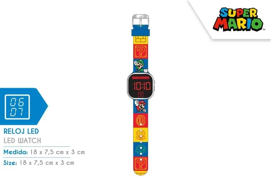 Kids Licensing Super Mario LED laikrodis