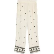 Vero Moda Medžiaginės kelnės Kai 10345546 Kreminė Regular Fit