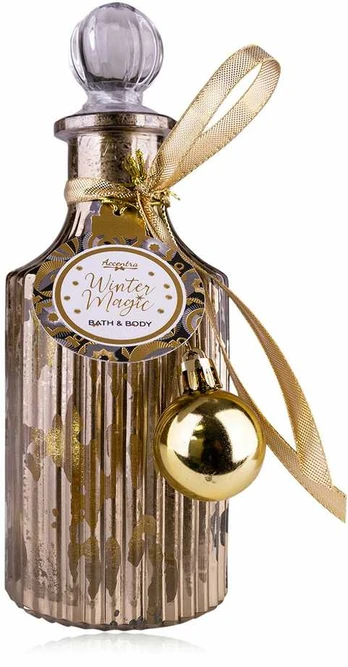 Accentra 260ml bath & dušo želė WINTER MAGIC in grooved bottle with bauble pendant