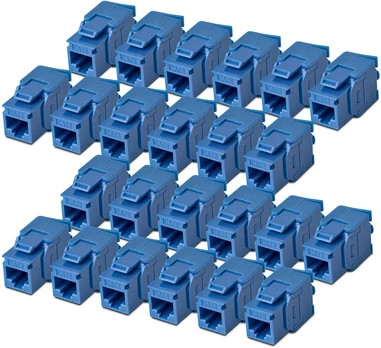 StarTech CAT6 keystone jack 24-pack (C6KEYTL180BL24PK)